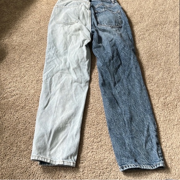 Pacsun Two Tone Straight Leg Jeans - Picture 2 of 3